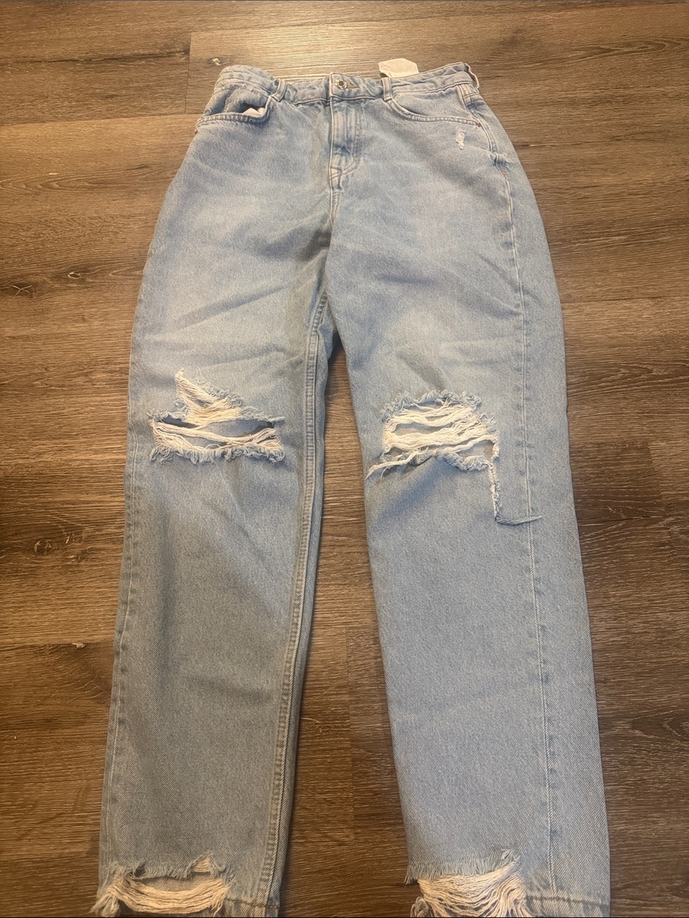 ZARA Distressed Mom Jeans Size 6
